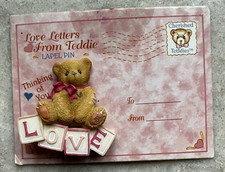 CHERISHED TEDDIES - LOVE LETTERS FROM TEDDIE LAPEL PIN - LOVE
