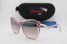 NEW JIMMY CHOO SELBY/G/S FWMNQ PINK GOLD GLITTER AUTHENTIC SUNGLASSES 57-16