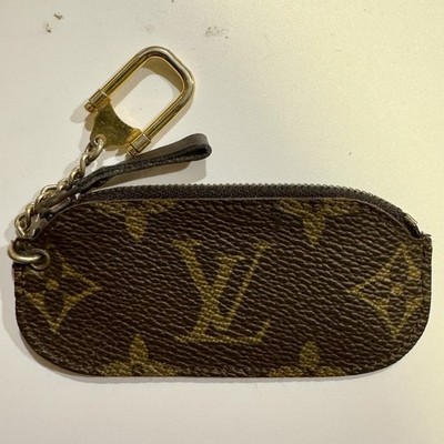Authentic Louis Vuitton Vintage Etui Crayons Case Key Ring Holder Monogram Japan