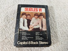 The Beatles- Beatles VI 8-Track Tape. Serviced. Free Shipping.