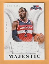 John Wall Washington Wizards 2012-13 Panini Crusade Majestic Materials #86