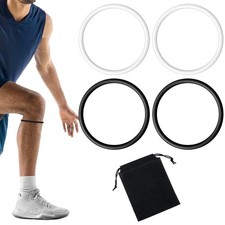 4 Pcs Patellar Tendon Support Strap with storage bag, Silicone Knee Band Patella