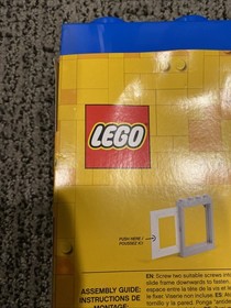 LEGO Classic Blue Picture Frame #4113 with Matting - NEW Fits 5" X 7" Photos