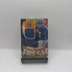 New Listing2025 Panini Donruss Optic -First Year Fresh Jaxson Dart Blue Hyper Prizm MEM, RC
