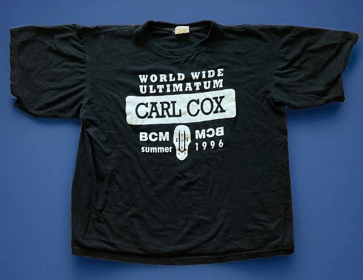 90s Carl Cox Bcm Shirt Techno House Trance Breakbeat Garage Ibiza Miami