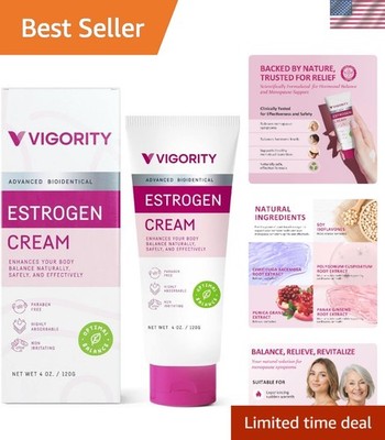 Softening Estrogen Cream for Menopause -  4oz with Wild Yam Extract