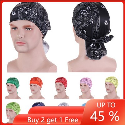 Beanie Cap Bandana Print Beanie Men Sport Cycling Sport Cap Print