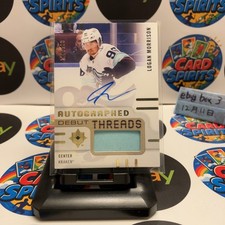 2024-25 Upper Deck UC Logan Morrison 130/199 Seattle Kraken Jersey Auto Card