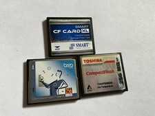 Lot of 3pcs 256MB mixed brands CF I compactflash memory cards For older CF cam