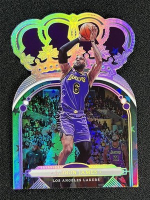 2022-23 Panini Crown Royale Basketball LeBron James #44 Die Cut Lakers /8