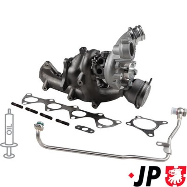 JP Group Lader Aufladung JP 1117800110 FüR Audi 1K1 A3 Golf 8P7 Seat Passat VW 6-image