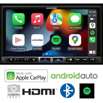 Alpine iLX-507 Stereo Upgrade for Toyota Tundra 2007-2013 XK50 Non-Amp