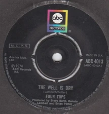 Four Tops - The Well Is Dry (7") (Very Good Plus (VG+)) - 1011415024