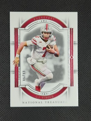 C.J. Stroud - 2024 Panini National Treasures Collegiate /99 - Buckeyes, Texans