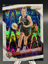 2025 Panini Prizm WNBA #18 Marina Mabrey White Seismic Prizms 2