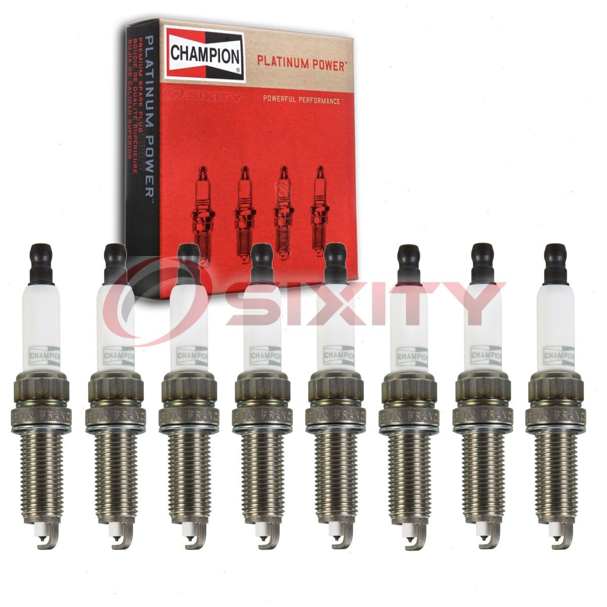 8 pc Champion Platinum Spark Plugs for 2012 BMW 650i xDrive 4.4L V8 Ignition gt