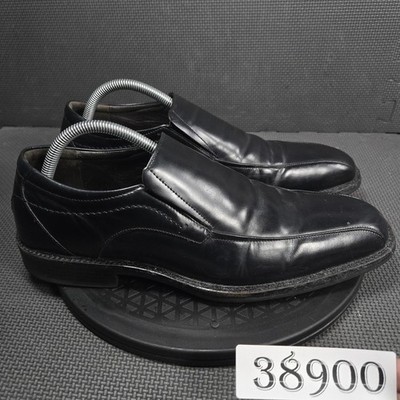 Johnston & Murphy Shoes Mens Size 10M Black Leather Slip On  display picture 3