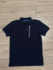 Men's Peak Performance Big Logo Polo Shirt sz S Short Sleeve Golf 