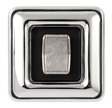 Chrysler Dodge Plymouth 1969-77; interruptor de ventana eléctrica; 1 botón; botón cóncavo