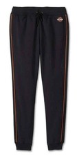 Harley-Davidson Womens Classic Bar  Shield Joggers Black Sweatpants 96054-25VW