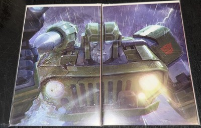 GI JOE #11 TIAGO DA SILVA VIRGIN VARIANT CONNECTING COVER SET HOUND TRANSFORMERS