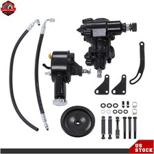 Power Steering Gear Box Upgrade Conversion Kit For Chevy Impala Bel Air 1958-64 Power Steering Gear Box Upgrade Conversion Kit For Chevy Impala Bel Air 1958-64