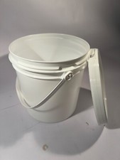 1 Gallon Bucket pail with Lids - Food Grade - BPA Free containers  Pack of 6 