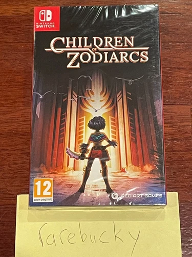 Children of Zodiarcs (Switch) NEW SEALED FIRST PRINT MINT, RARE RED ART GAMES!