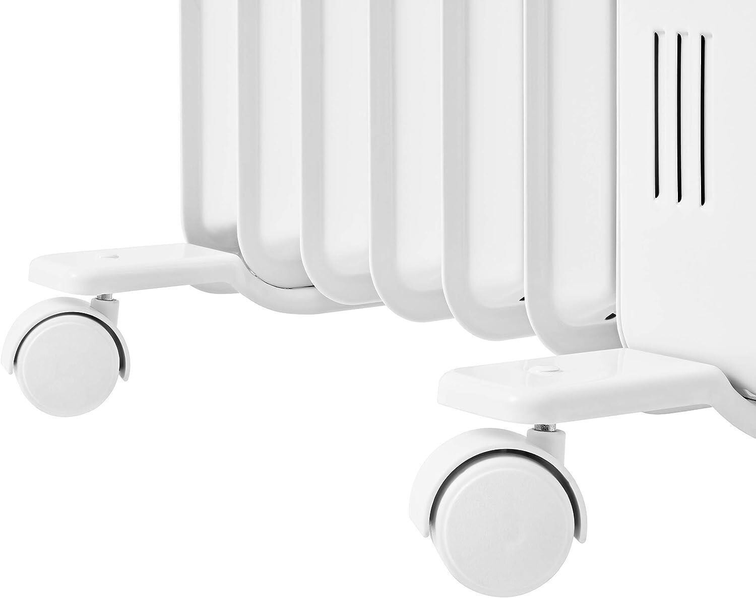 Dimplex Oil Free Radiator Portable Electric Column Heater White 2KW