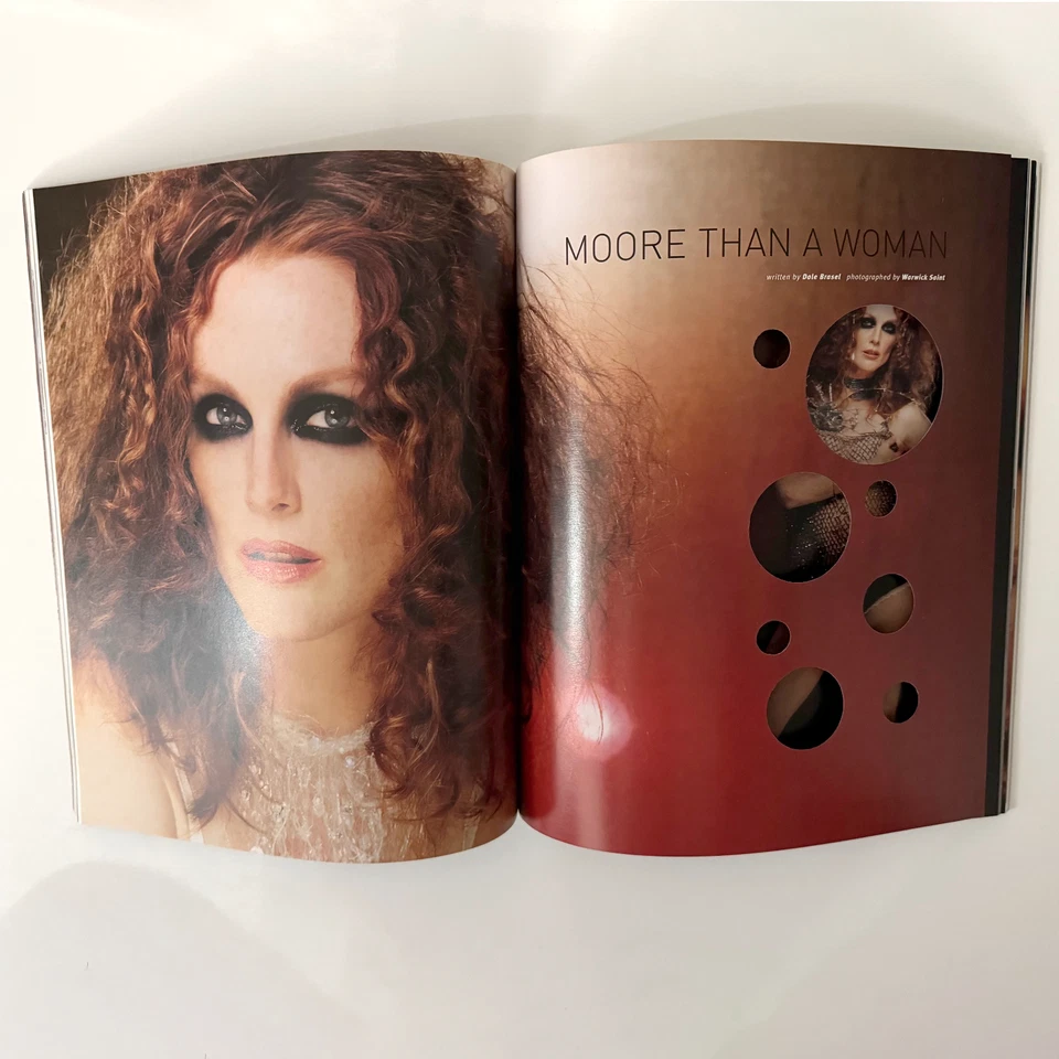 FLAUNT Mag Nov 1999 #9 Julianne Moore Jonathan Rhys Meyers Wolfgang Tillmans Foto 3 de 4