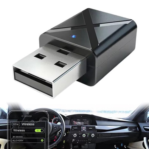 Bluetooth 5.0 Audio Transmitter Receiver 3.5mm AUX Dongle USB Adapter ↖ E3L C4N9 - Afbeelding 6 van 11
