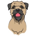 Border Terrier Dog Decal Dog Lover Decor Vinyl Sticker