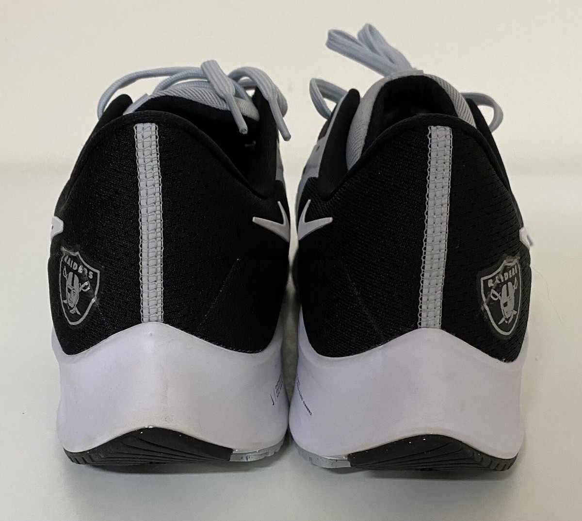 Nike Air Zoom Pegasus 38 Las Vegas Raiders Mens Sz 12.5 Grey 