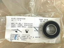 * Ariens 1 New OEM 05435100 Snow Blower Ball Bearing .625 x 1.375 x .43