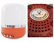 Adesivo Sticker Europhon Radio Lampada Rampoldi 42x42 mm Space Age