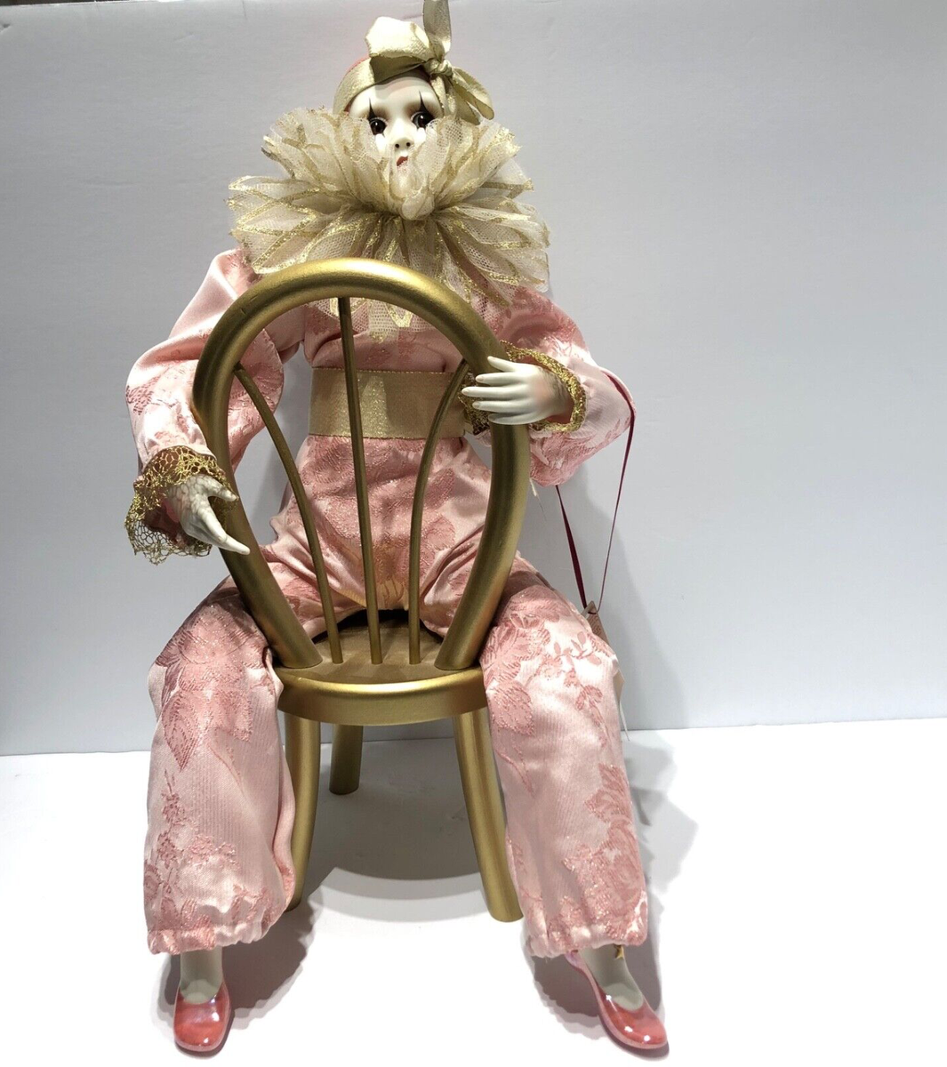 Kay McKee Harlequin Porcelain Doll The Dreamer The Hamilton