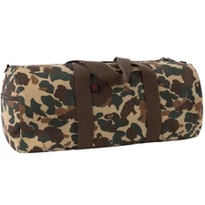 Fred Bear Camo Canvas Tactical Shoulder Duffle Bag Sports Gym Duffle Carry Strap