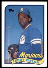 1989 Topps Baseball #597 Terry Taylor Rookie