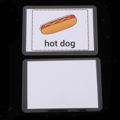 80Pcs Kids Pocket Vocabulary Sight/Picture Word Flash Cards About Food - Picture 6 of 12
