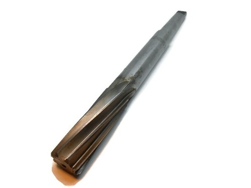 Cleveland 57/64" 2 Morse Taper Shank Reamer Spiral Flute High Speed Steel USED