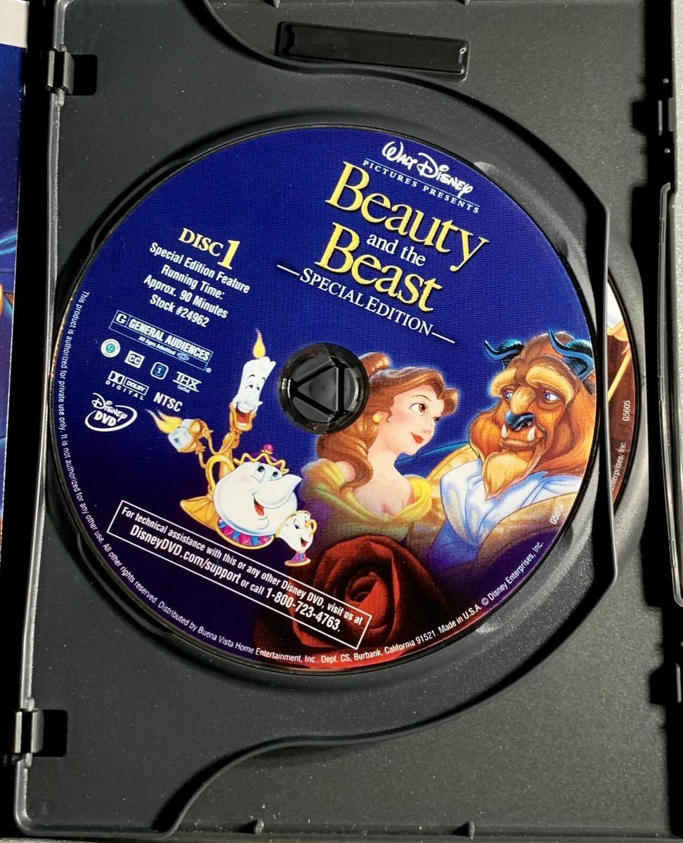 Beauty and the Beast (DVD, 2002, 2-Disc Set, Special Edition