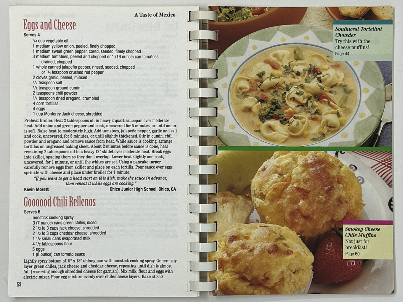 A Taste of Mexico: Mexican, Southwest and TexMex Favorites -1997 Spiral-Bound PB