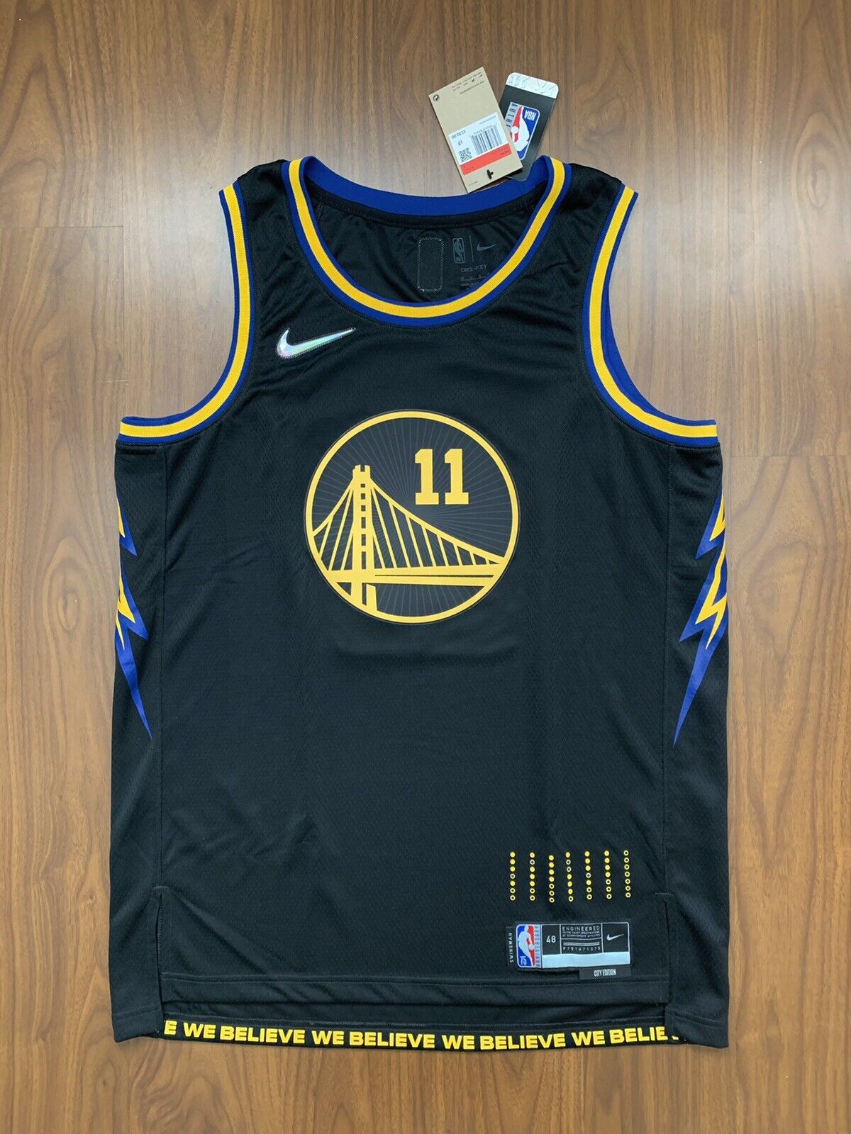 Klay Thompson Golden State Warriors City Edition 2023/24 Men's Nike Dri-FIT  NBA Swingman Jersey.