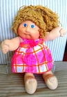 Cabbage Patch Kids Blond Hair Girl Doll 1982