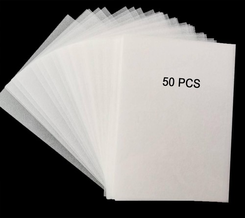 50PCS Heat Shrink Plastic Sheets, Shrink Film Sheets Blank Shrink Art Film Pa...
