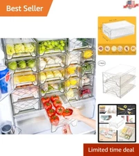 Pantry Organization and Storage Bins: Stackable, Pull-Out Drawer - Save Space