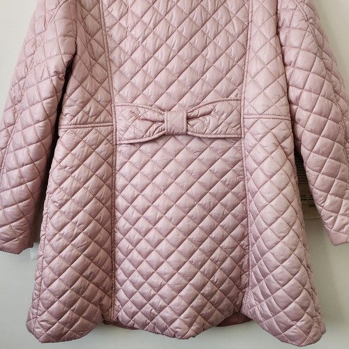 Kate Spade Steppjacke Rosebud hellrosa Logo Knopf Schleife XL TOP - Bild 10 von 19