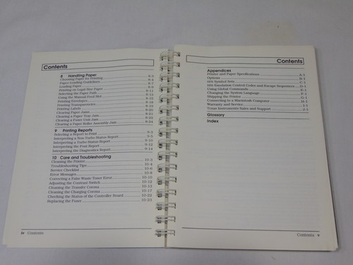 VINTAGE TEXAS INSTRUMENTS USER'S MANUAL-MICROLASER PLUS-TURBO-LASER PRINTERS - Picture 3 of 3