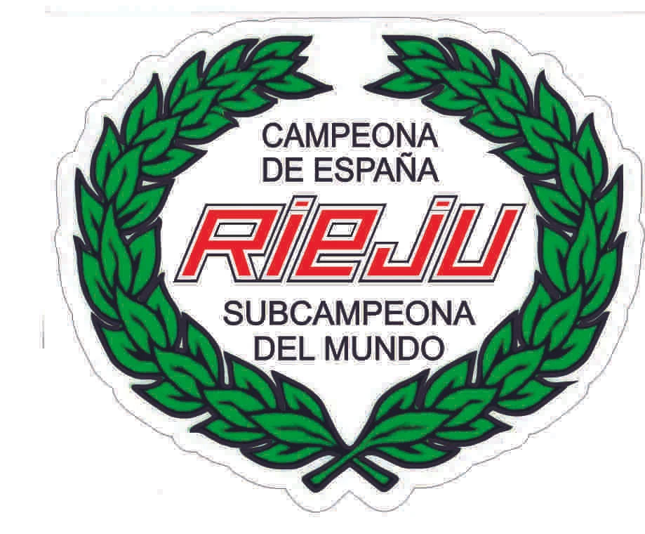 STAR SAM ® ADHESIVO LAUREL CAMPEONATOS RIEJU MOTOS CLASICAS STICKER