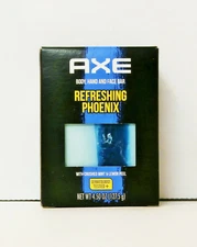 AXE BAR Refreshing PHOENIX Body Hand and Face BAR 4.5oz Crush Mint & Lemon Peel